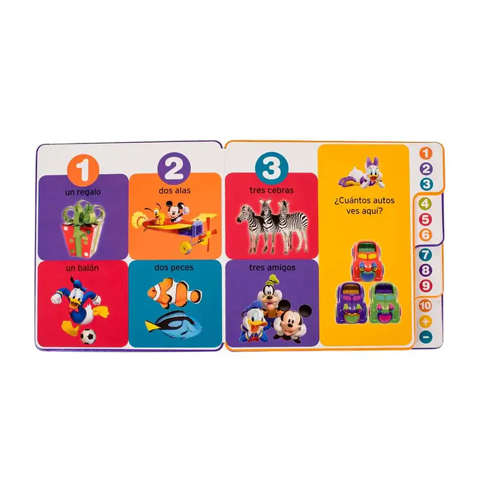 Libro infantil La Casa de Mickey Mouse: Números 4