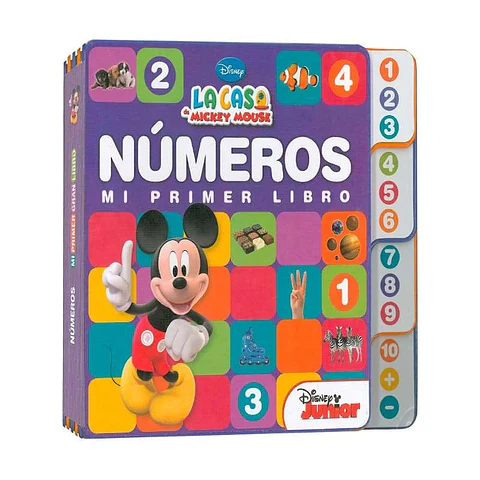 Libro infantil La Casa de Mickey Mouse: Números