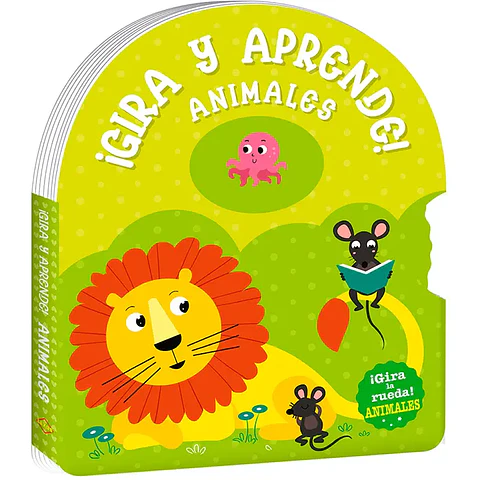 Libro infantil ¡Gira y Aprende! Animales