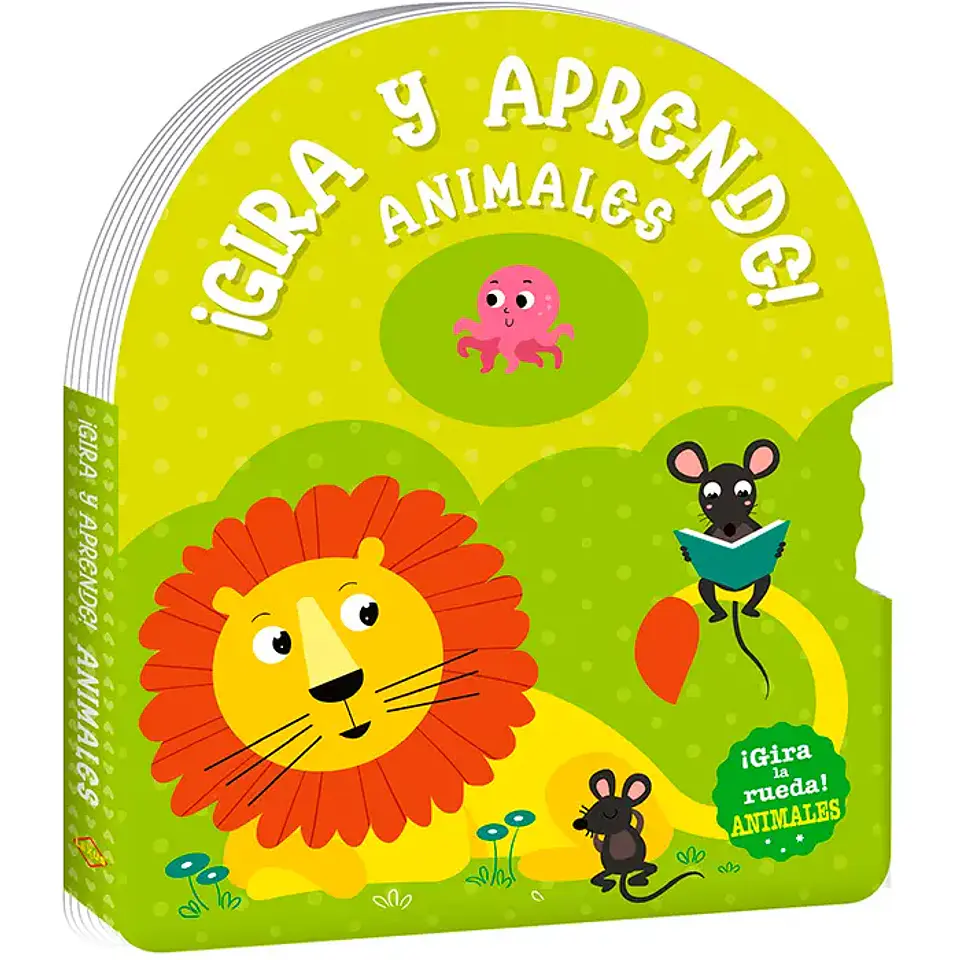 Libro infantil ¡Gira y Aprende! Animales 1