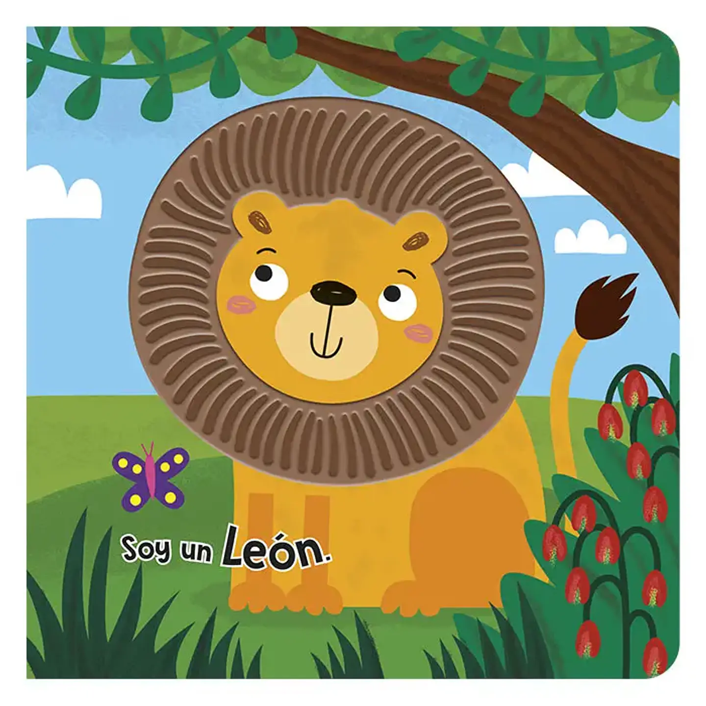 Libro infantil En la Selva: Un Libro para Tocar y Sentir 4