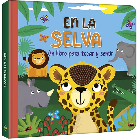Libro infantil En la Selva: Un Libro para Tocar y Sentir