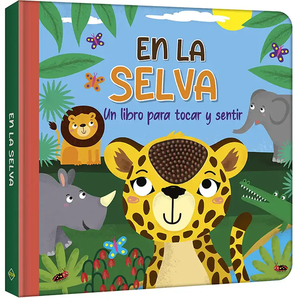 Libro infantil En la Selva: Un Libro para Tocar y Sentir 1