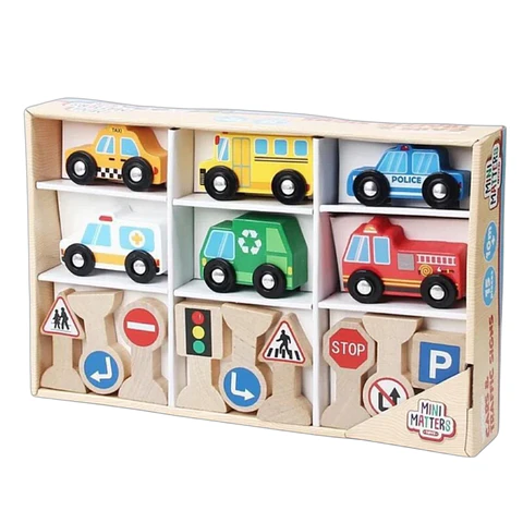 Set Autos y Señales de Transito