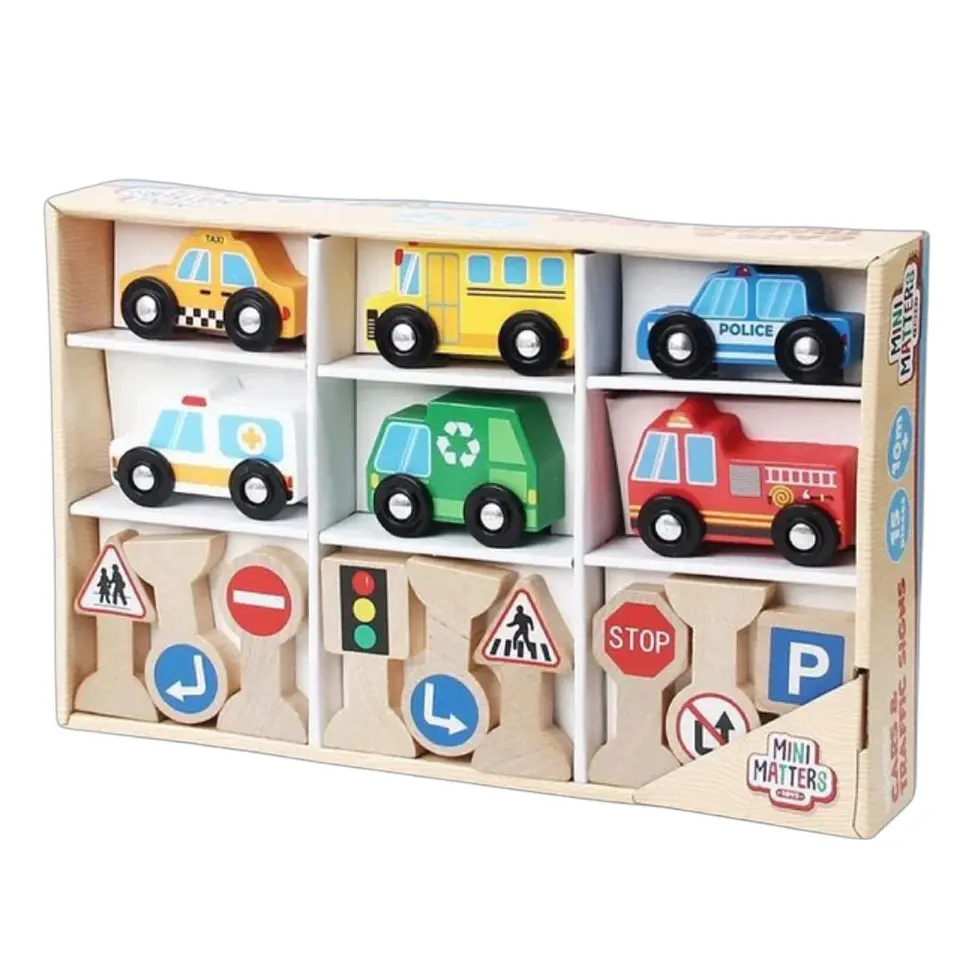 Set Autos y Señales de Transito 1