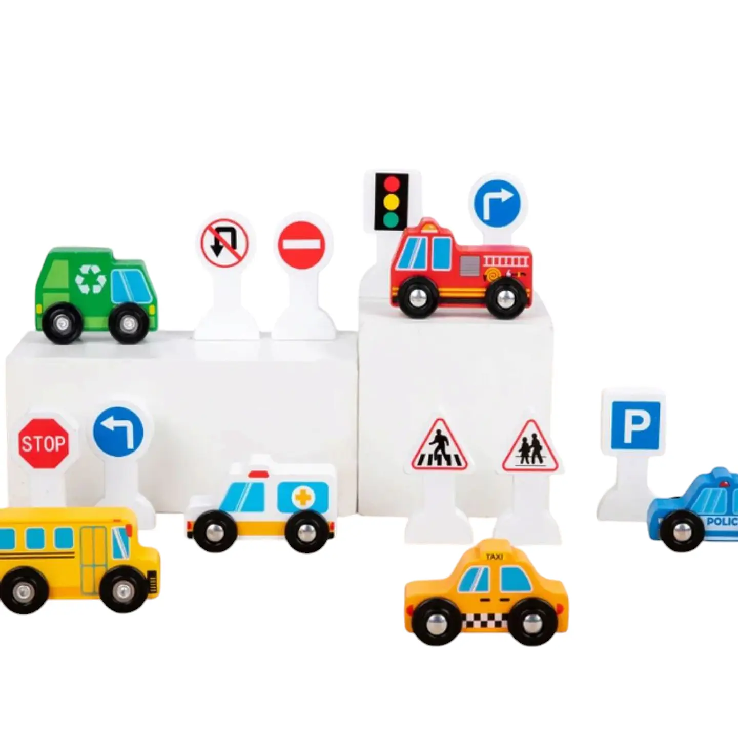 Set Autos y Señales de Transito 4