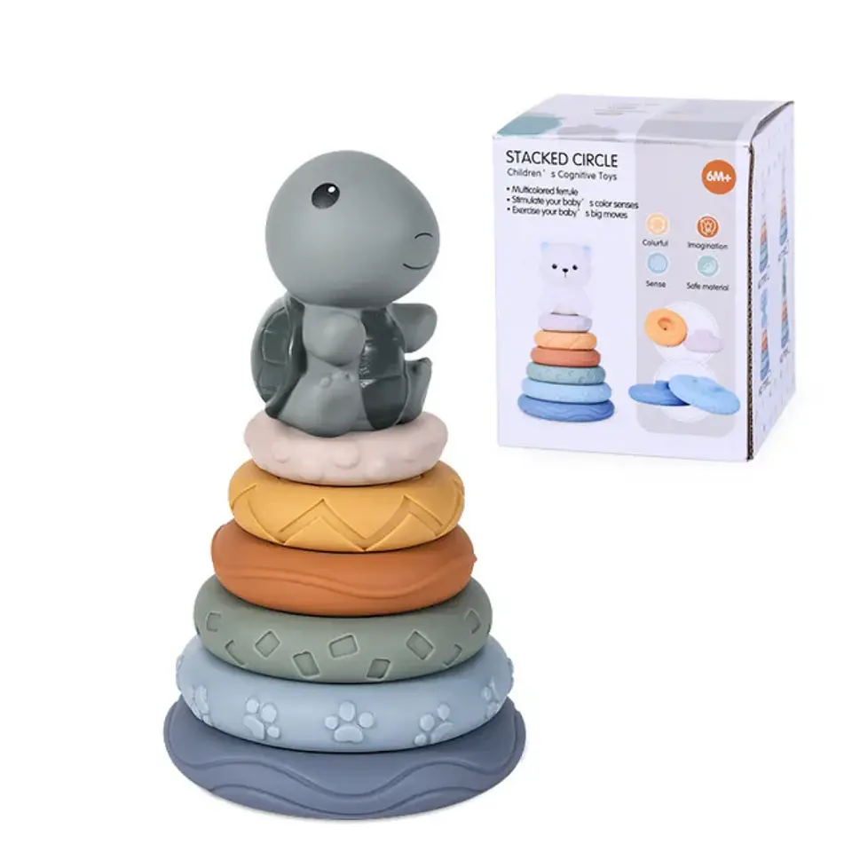 juguete encaje de goma para bebés  1