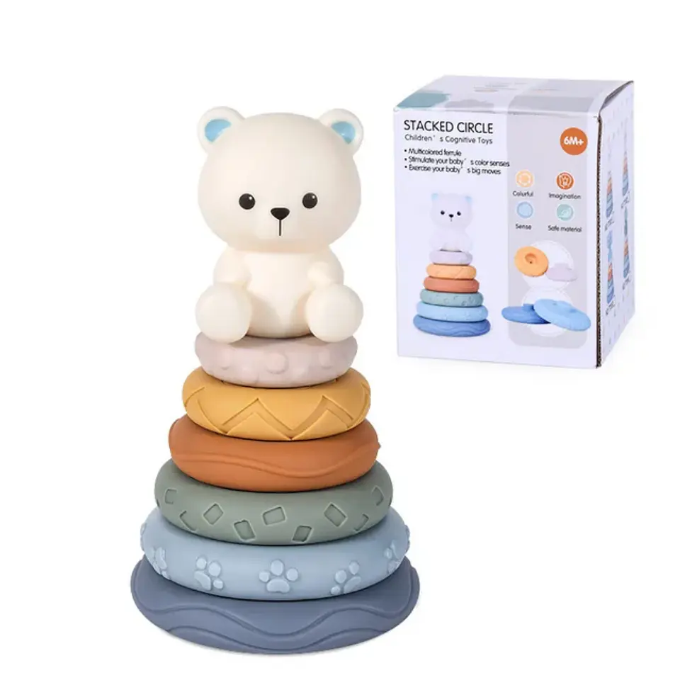 juguete encaje de goma para bebés  2