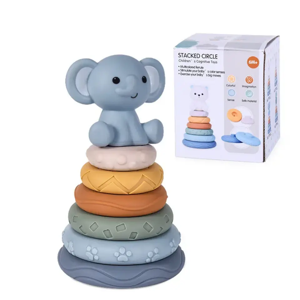 juguete encaje de goma para bebés  4