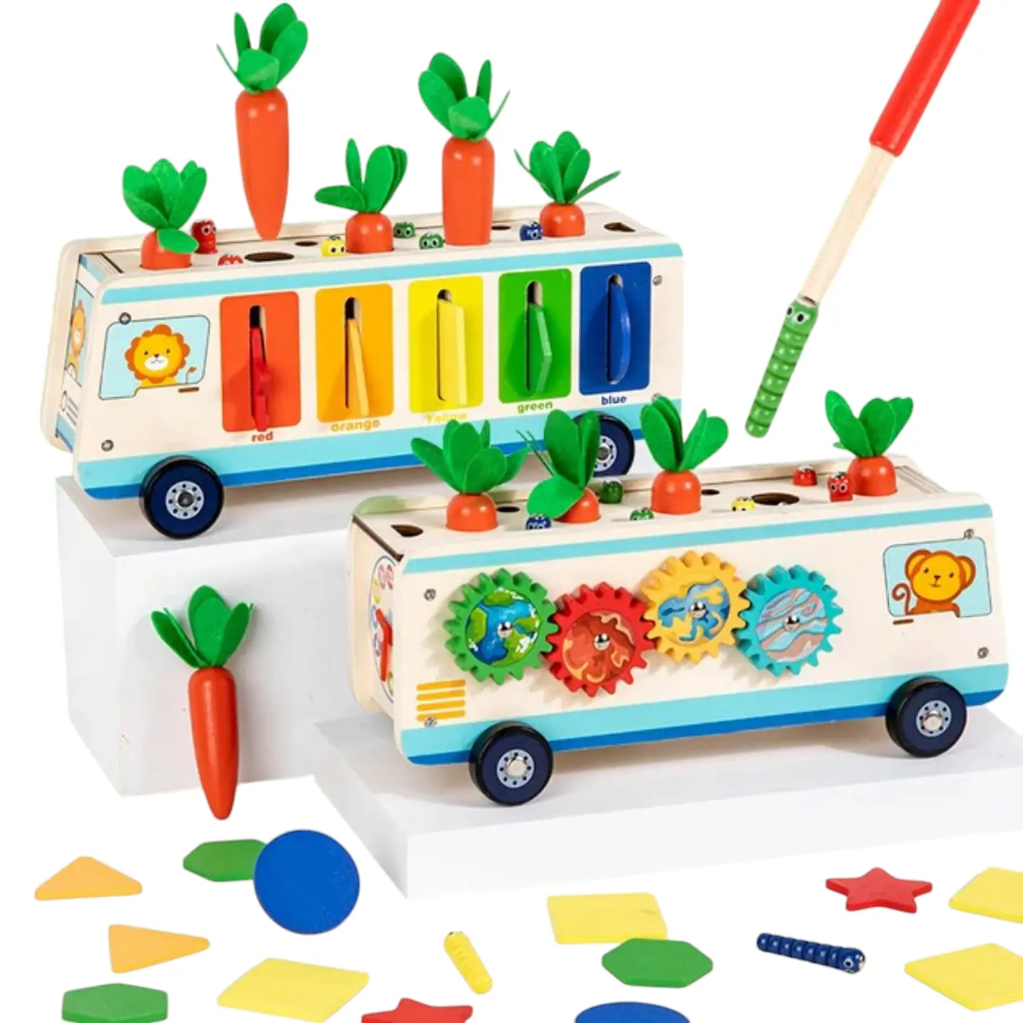 Bus multifuncional de madera  2