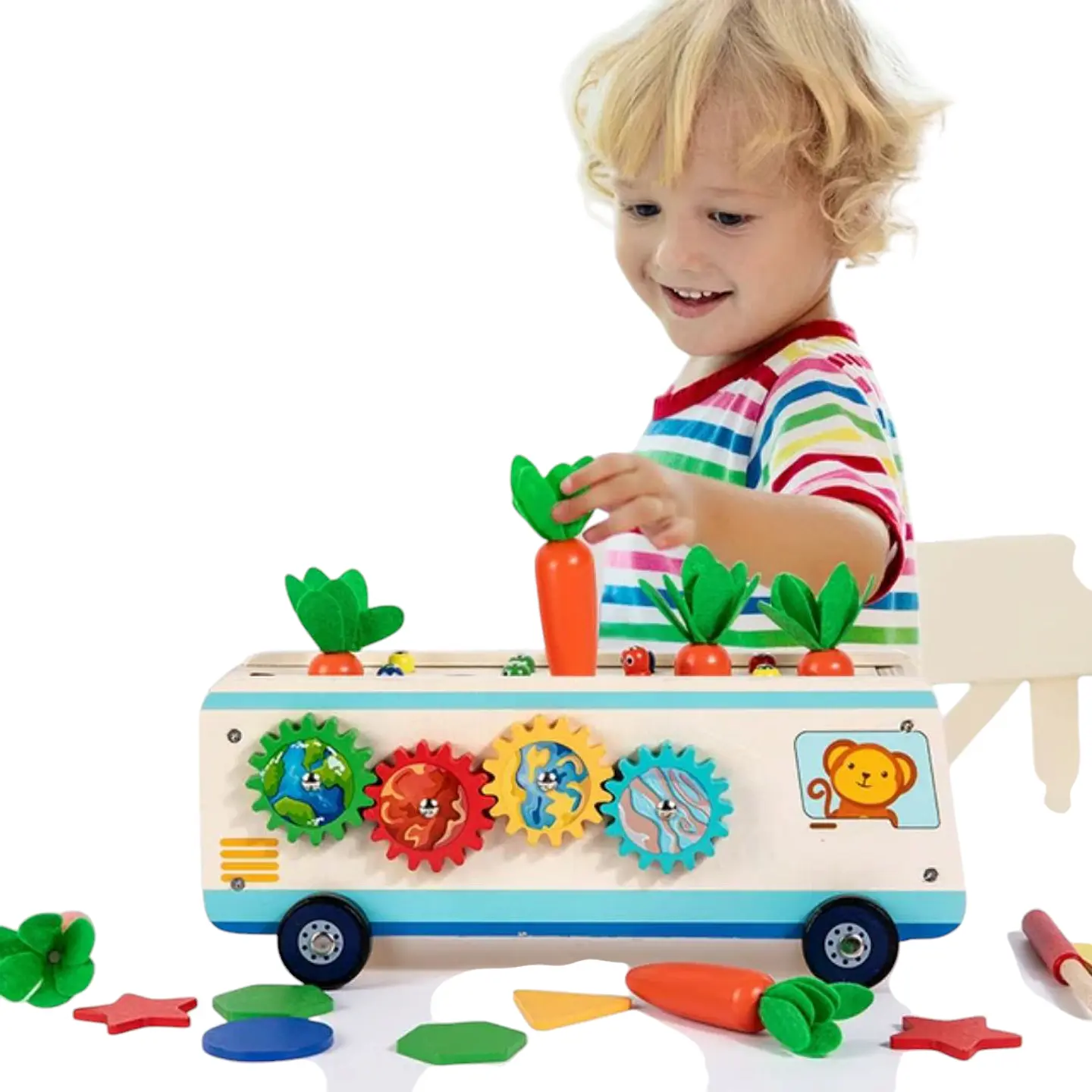 Bus multifuncional de madera  3