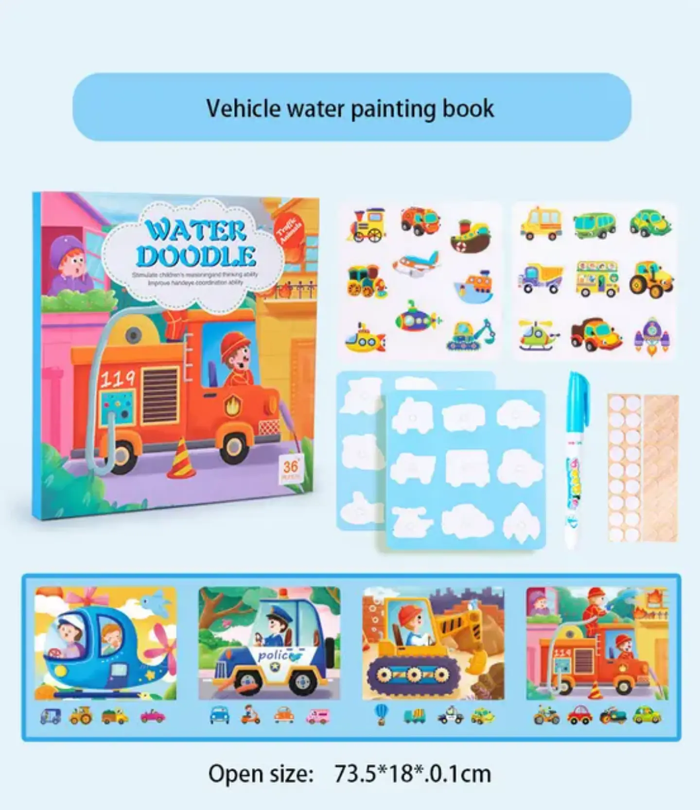 Libro mágico de agua  9