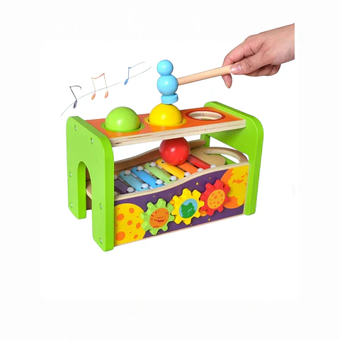 Juego de descarga con xilófono