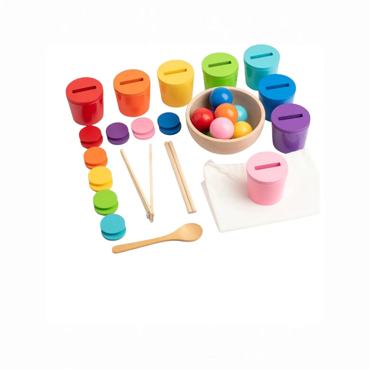 Juego clasificación Montessori  2