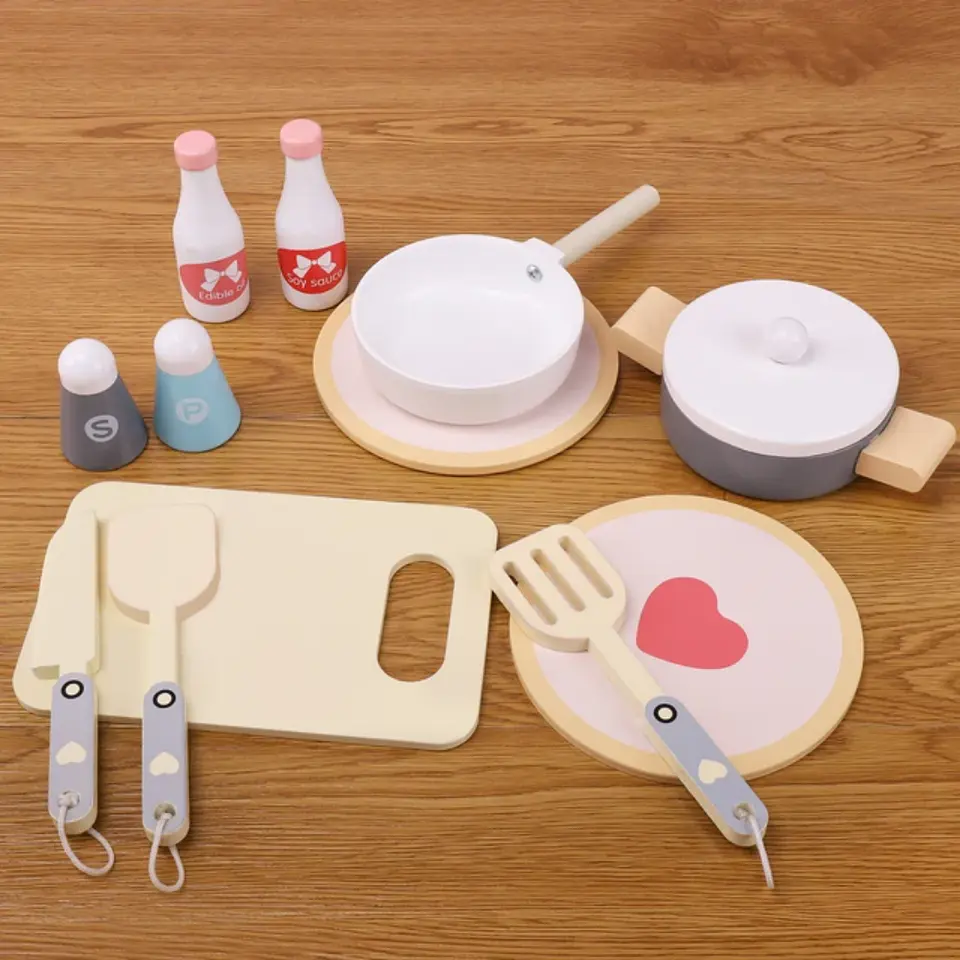 Cocina de madera corazón  4