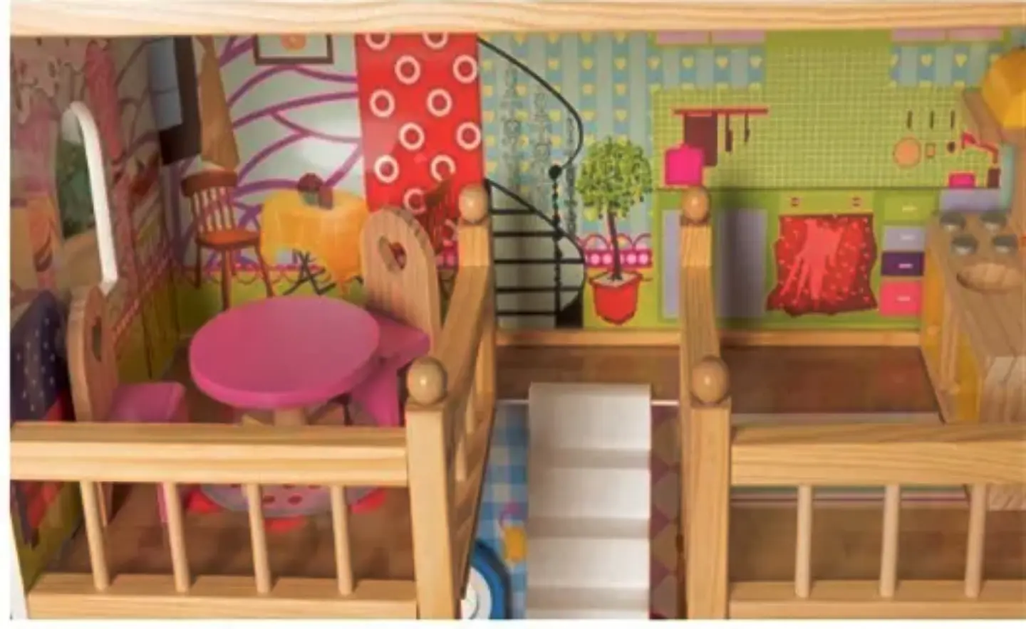 Casa de muñecas de madera  6