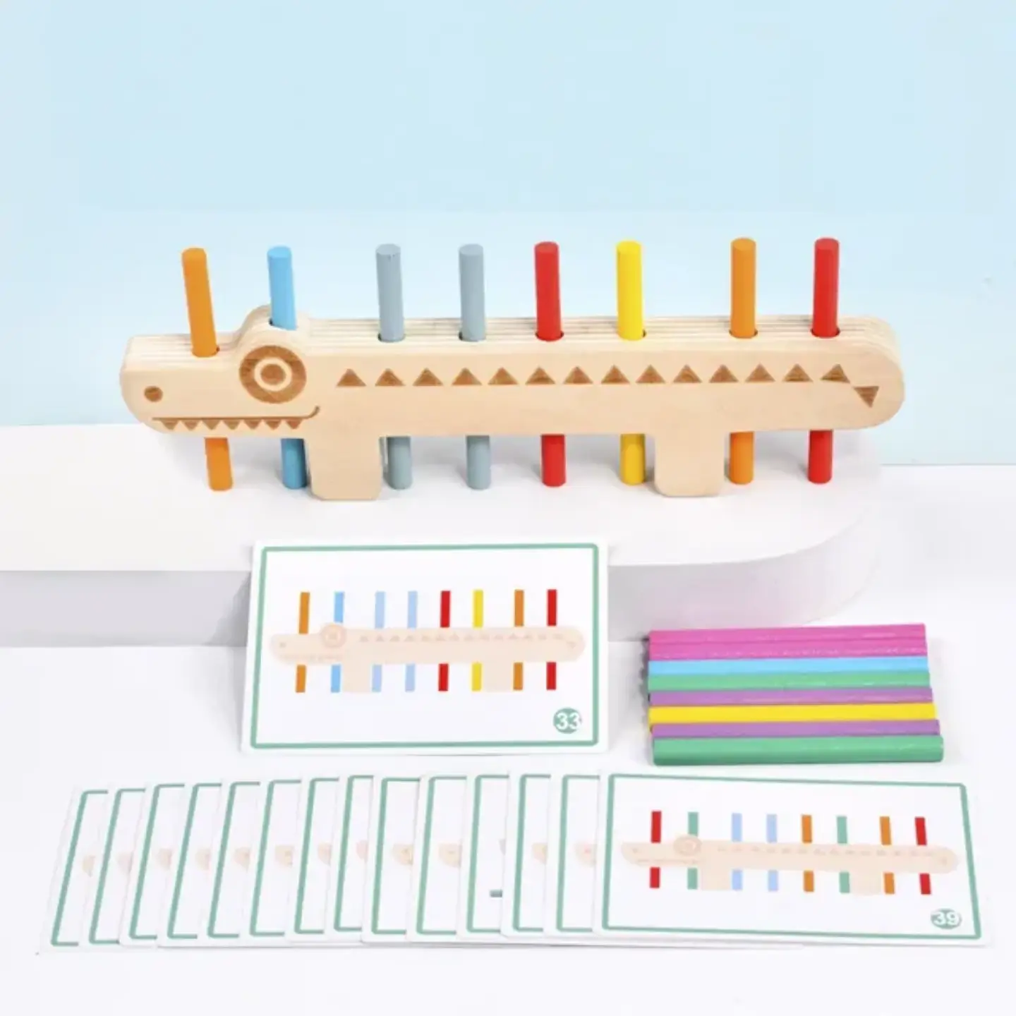 Juego con patrones de madera  7