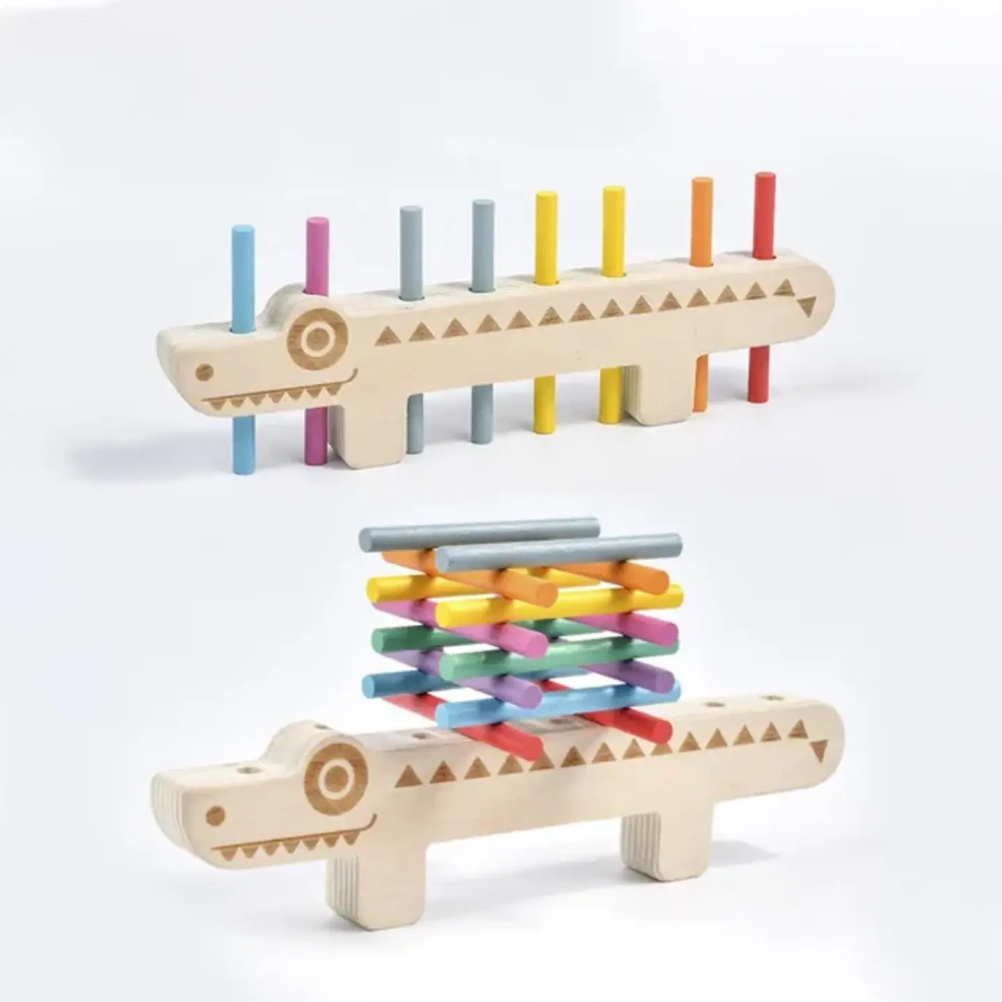 Juego con patrones de madera  6