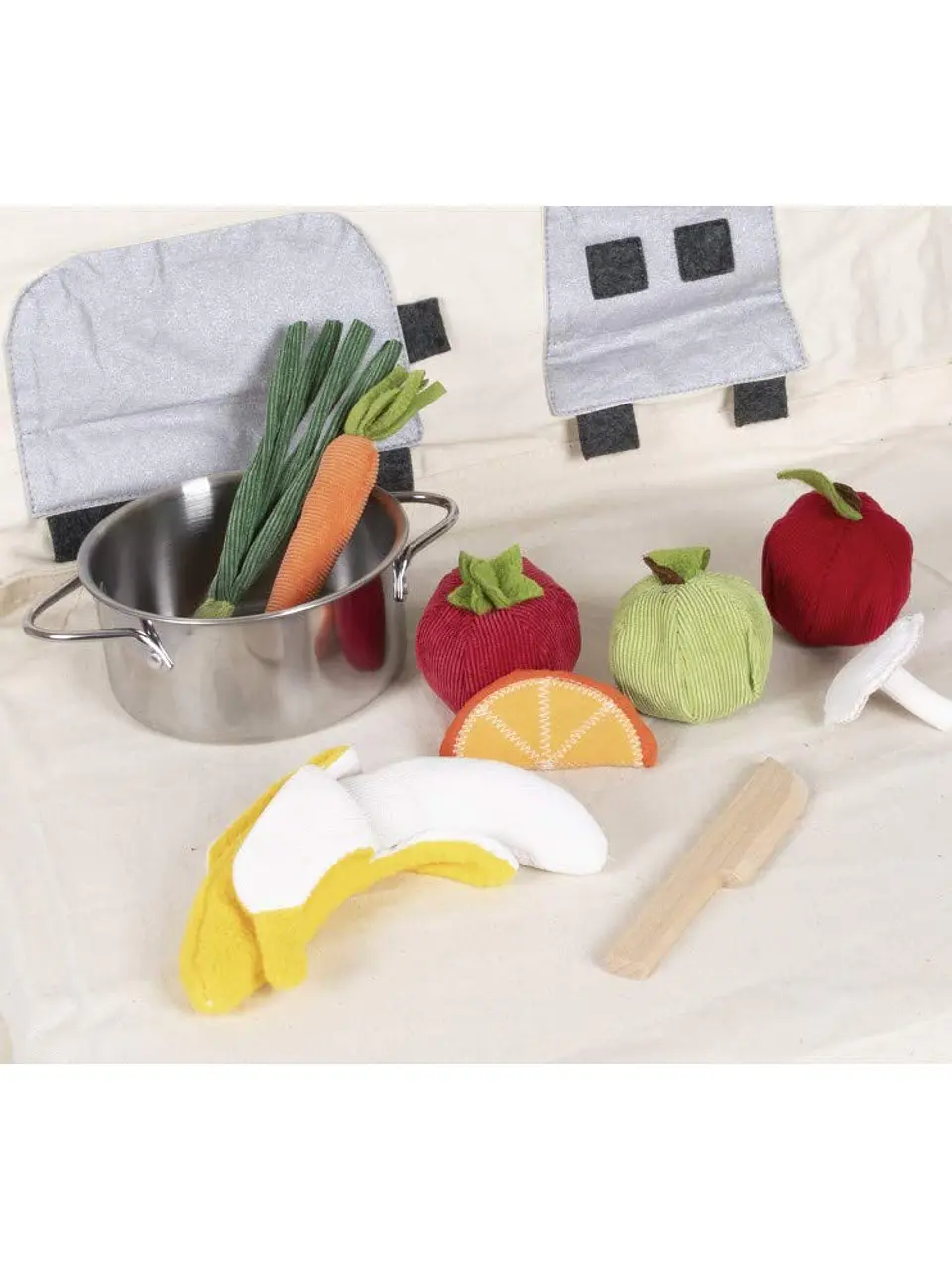 Juego Alimentos de tela  2