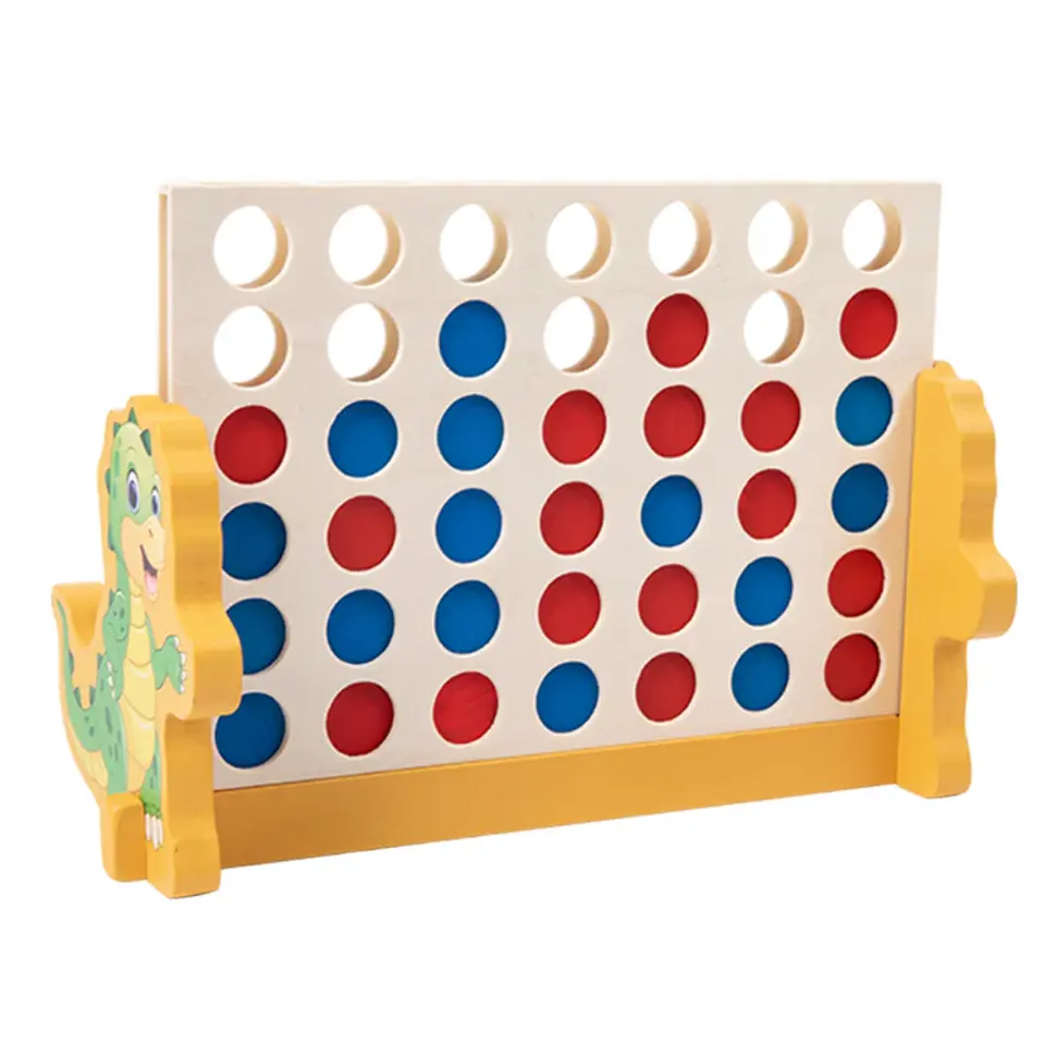 Juego Conecta Cuatro de madera 1