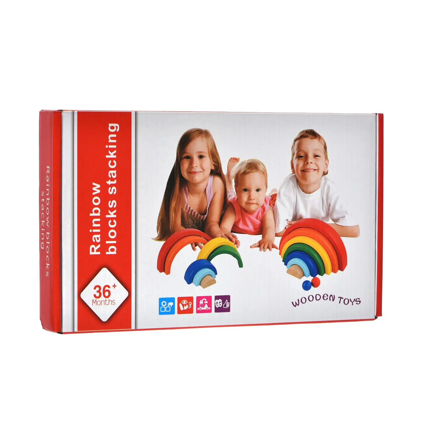 Torre arcoiris montessori 1