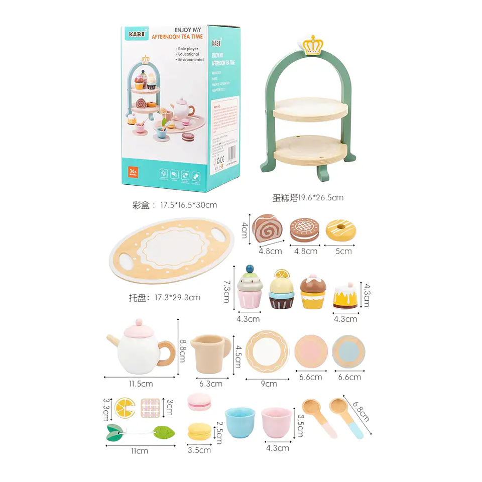 Juego de té y pastelería  4