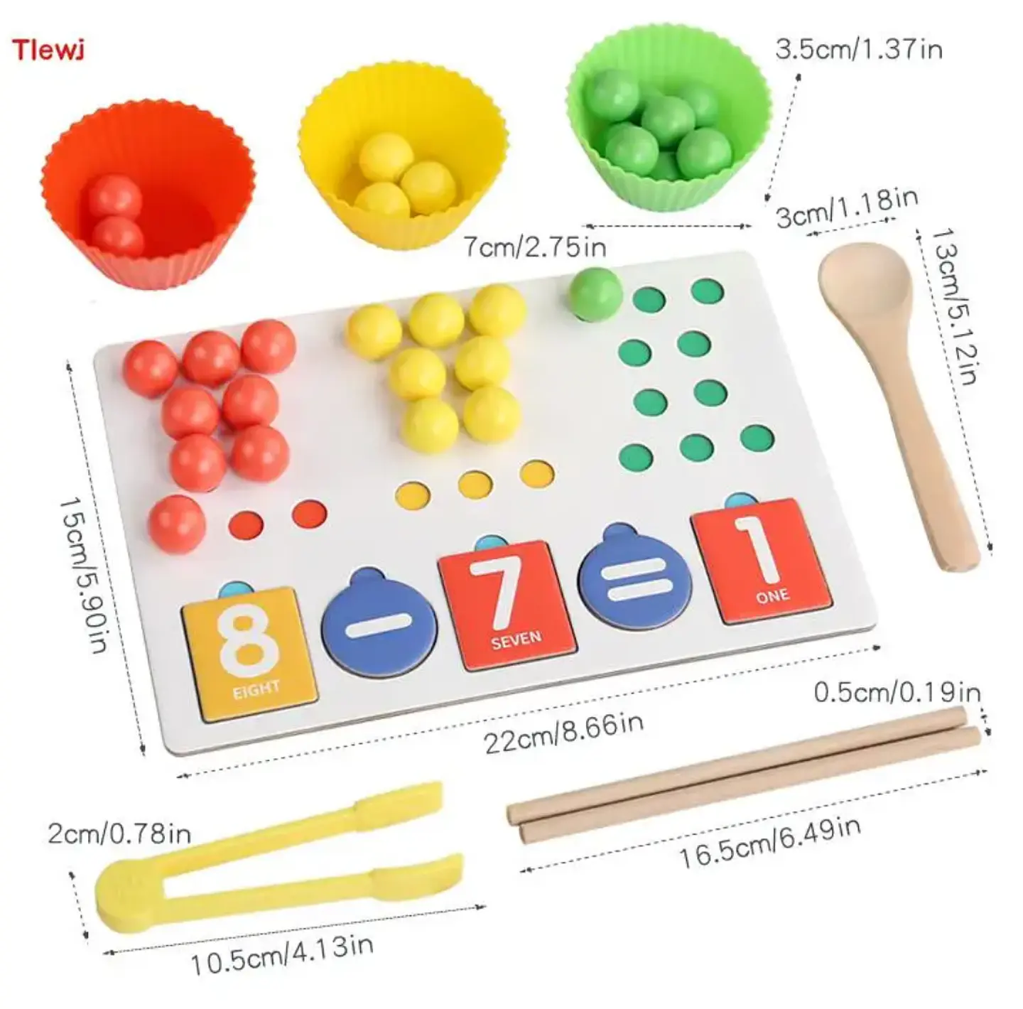 Juego matemático, juego de cuentas con canicas  4