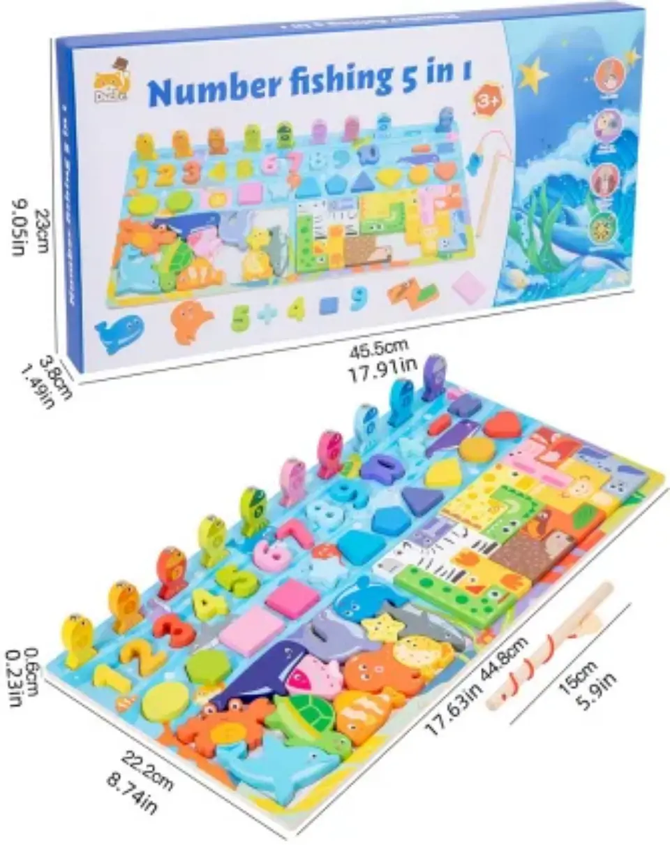 Tablero Montessori Multifuncional 4