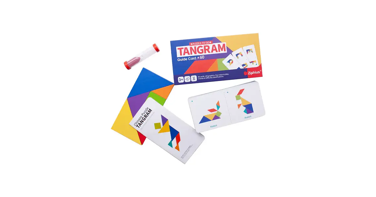 Puzzle Tangram de madera