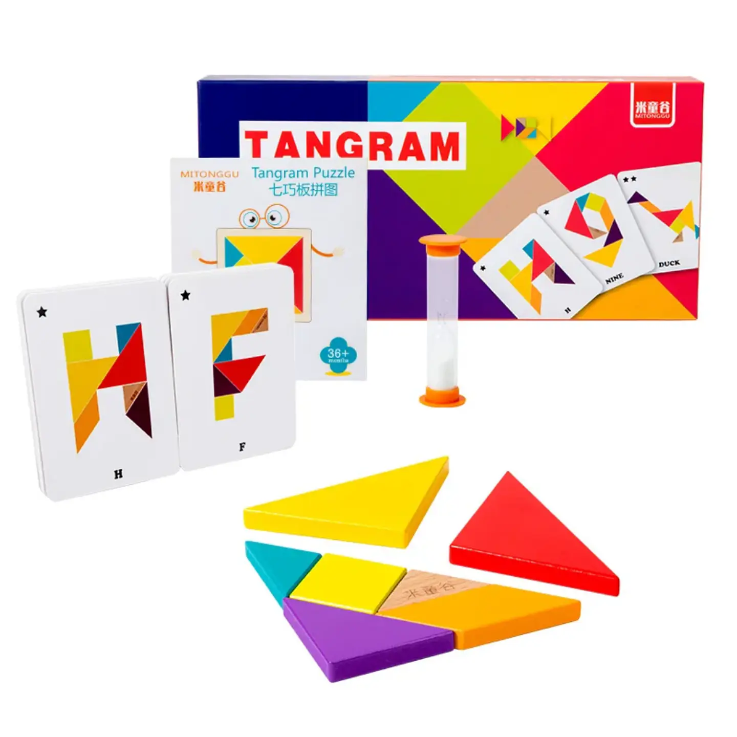 Puzzle Tangram de madera 2