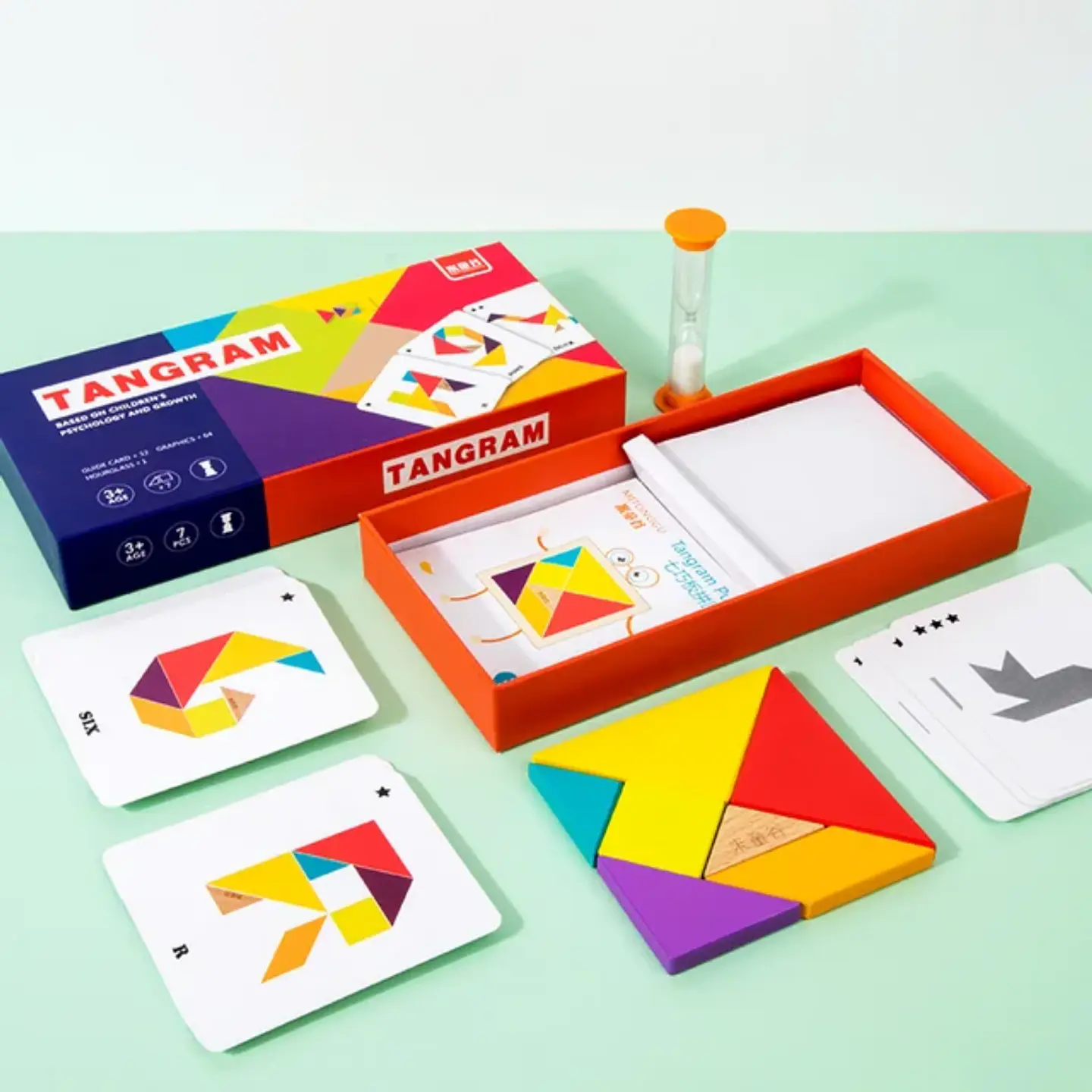 Puzzle Tangram de madera 3
