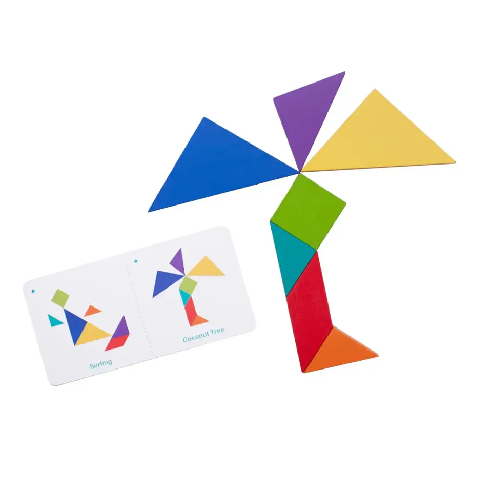 Puzzle Tangram de madera 4