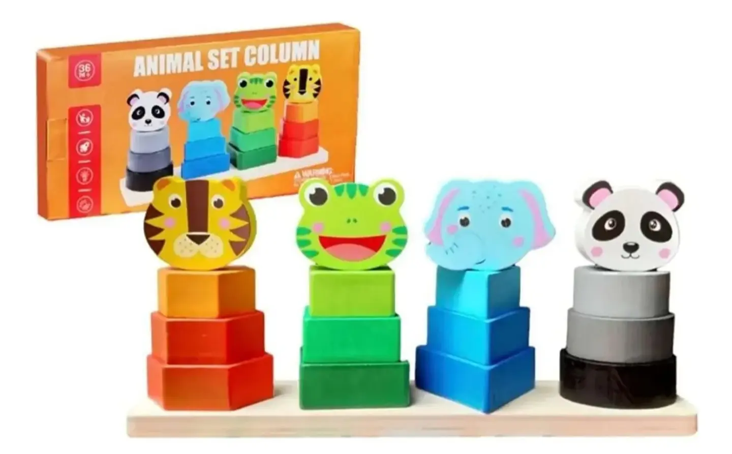 Encaje Animales de madera 2