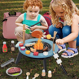 Juego de Parrilla para Niños de madera 