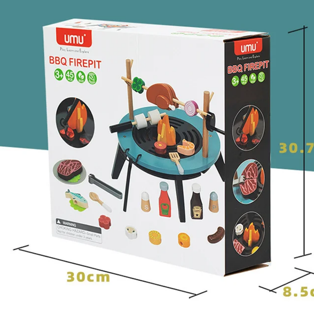 Juego de Parrilla para Niños de madera PREVENTA 7