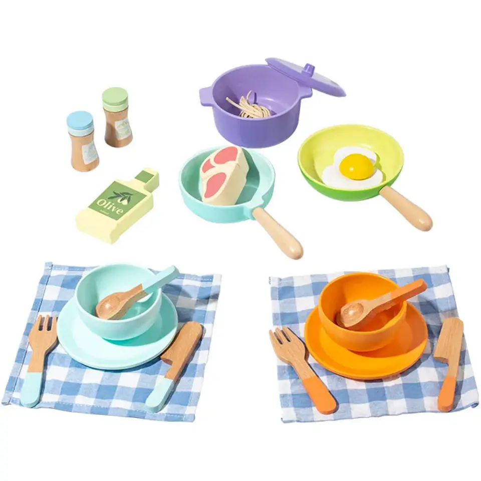 Set de Accesorios de Cocina de Madera  1