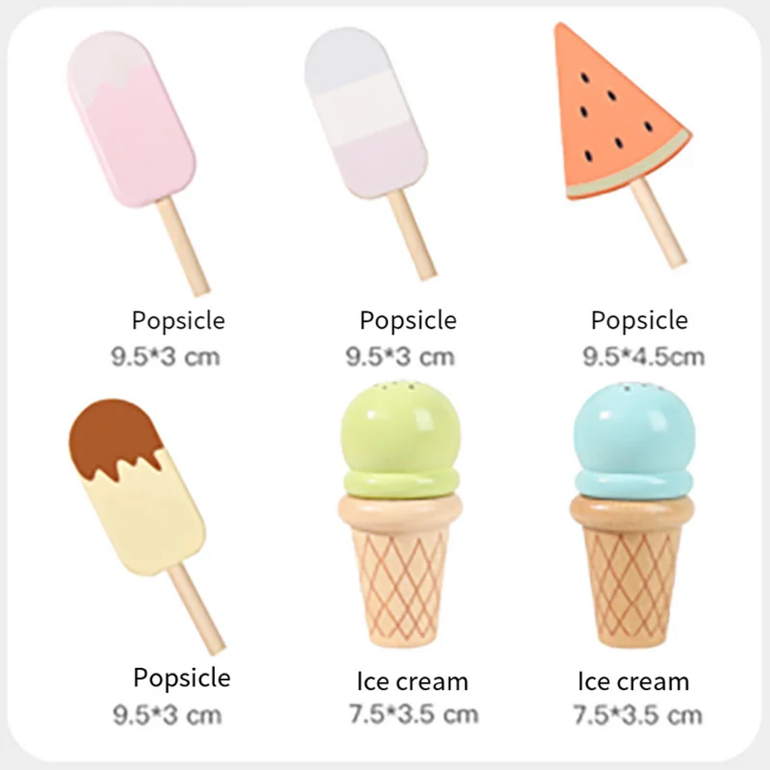 Refrigerador de Madera para Niños – Juego de Cocina  3