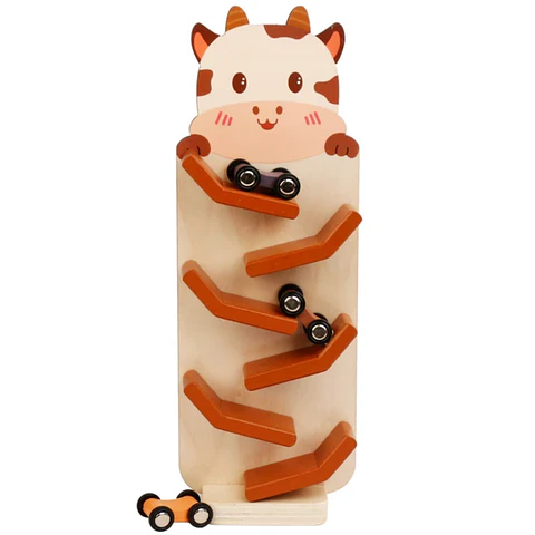 Pista de Autos con Caída Modelo Animales 