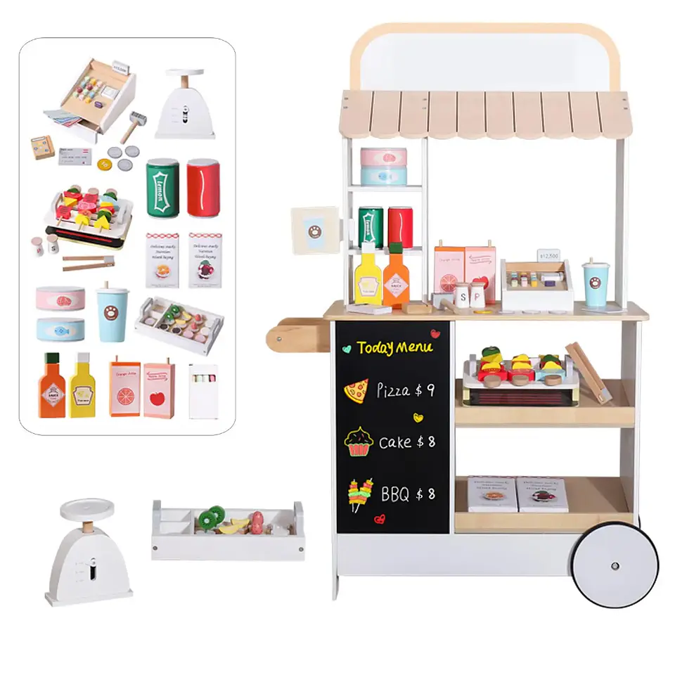 Mercado Deluxe de madera juego didáctico  1