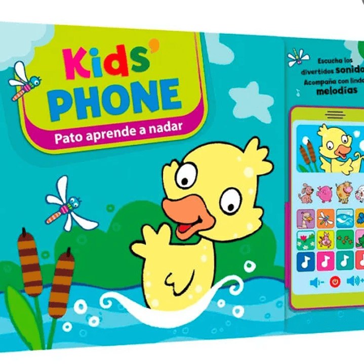 Libro infantil Pato Aprende a Nadar – Kids Phone 1