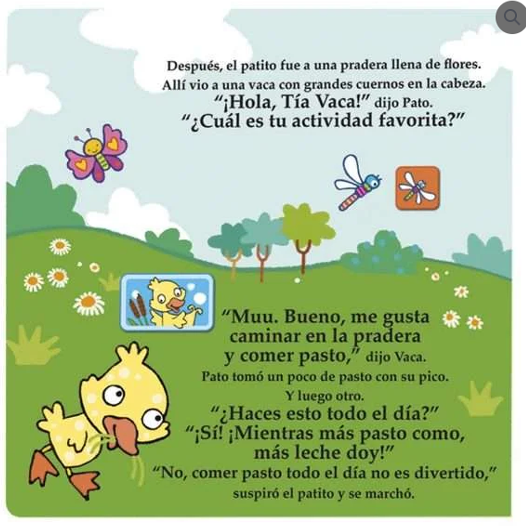 Libro infantil Pato Aprende a Nadar – Kids Phone 3