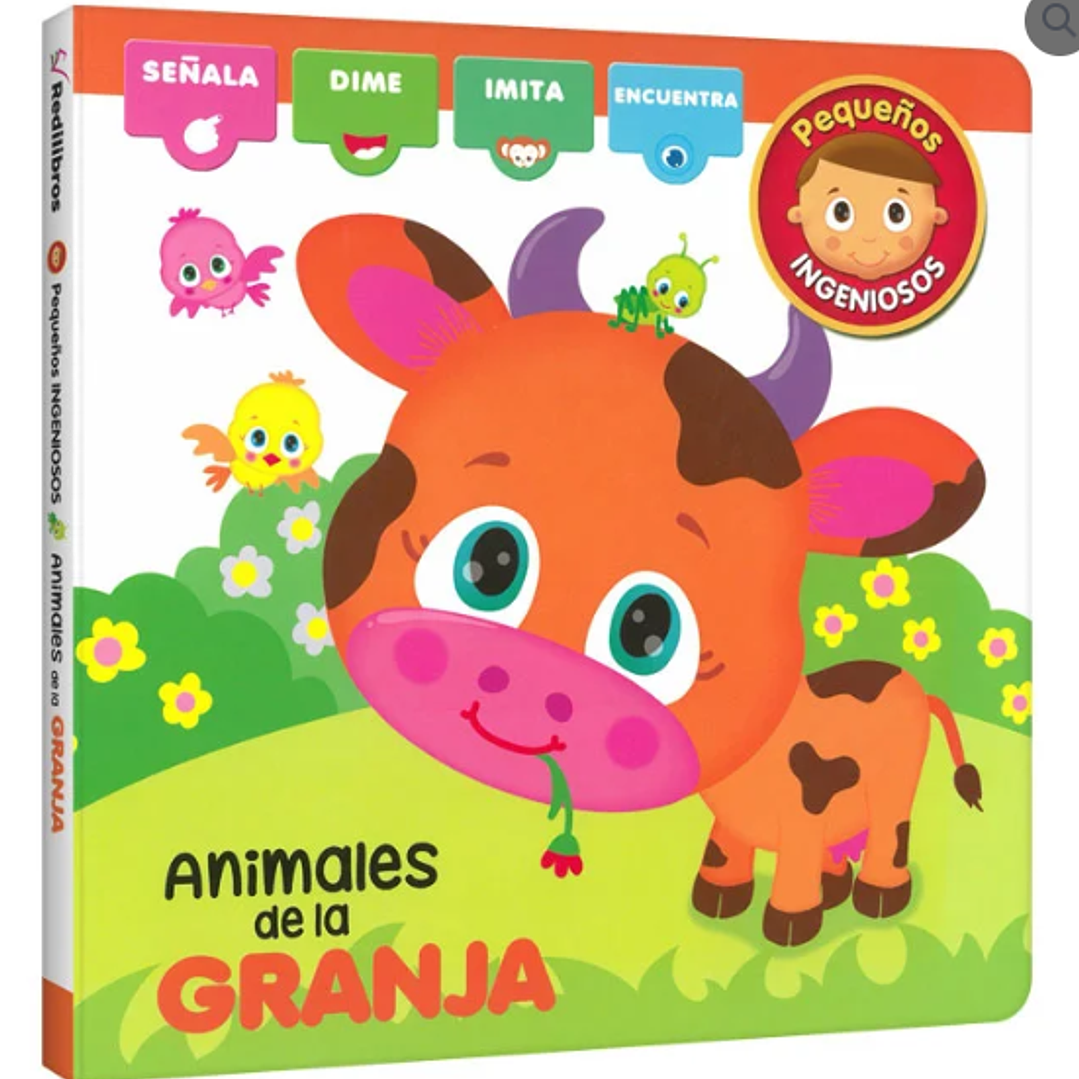 Libro Infantil - Animales de la Granja – Pequeños Ingeniosos 1