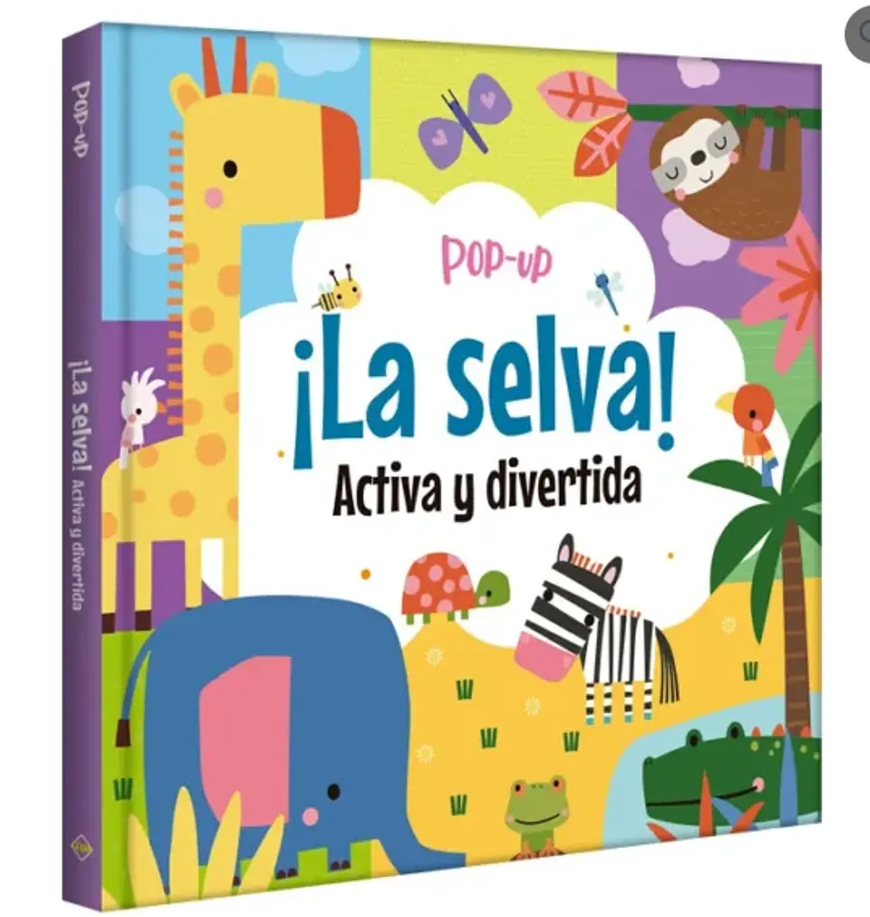 Libro Infantil - ¡La Selva! Activa y Divertida Pop-Up 1