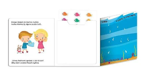 Libro infantil - Raquel y Johnny: ¡Adiós Pañales!