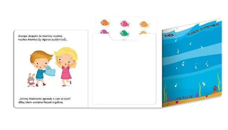 Libro infantil - Raquel y Johnny: ¡Adiós Pañales! 2