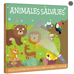 Libro infantil - Linterna Mágica Animales Salvajes