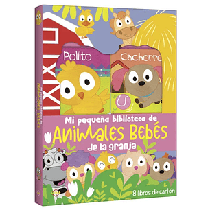 Libro infantil - Animales Bebés de la Granja – Mi Pequeña Biblioteca