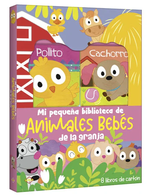 Libro infantil - Animales Bebés de la Granja – Mi Pequeña Biblioteca