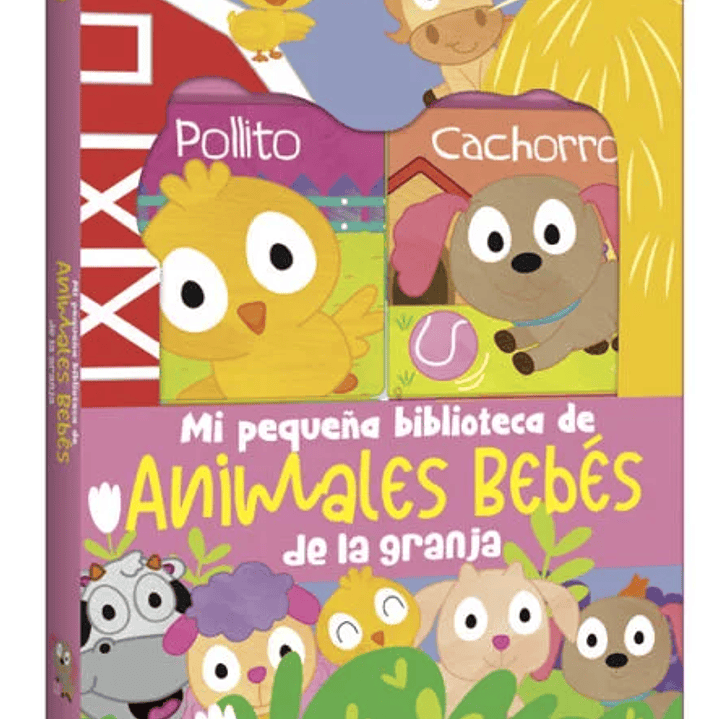 Libro infantil - Animales Bebés de la Granja – Mi Pequeña Biblioteca 1