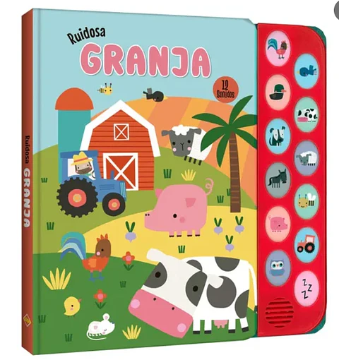 Libro infantil - Ruidosa Granja 12 Sonidos
